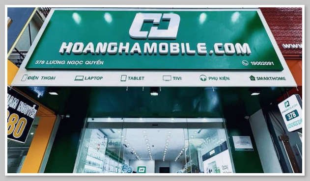 Cửa hàng Hoàng Hà Mobile tại 378 Lương Ngọc Quyến, Thái Nguyên